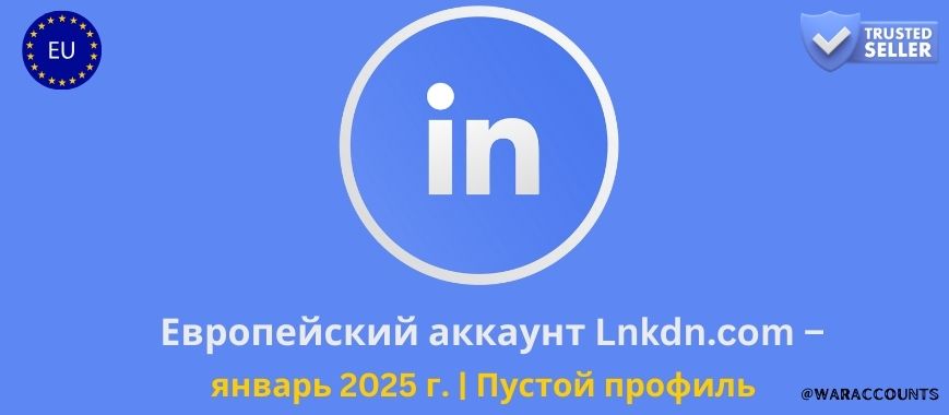 European Lnkdn.com Account – January 2025 | Blank Profile Slide 1