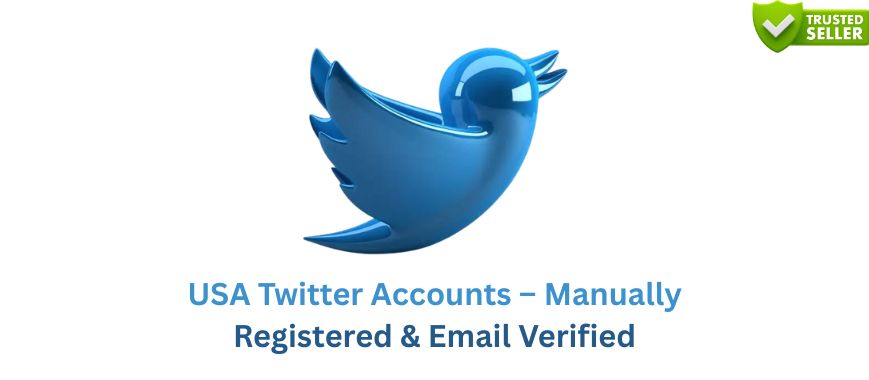 USA Twitter Accounts – Manually Registered & Email Verified Slide 1
