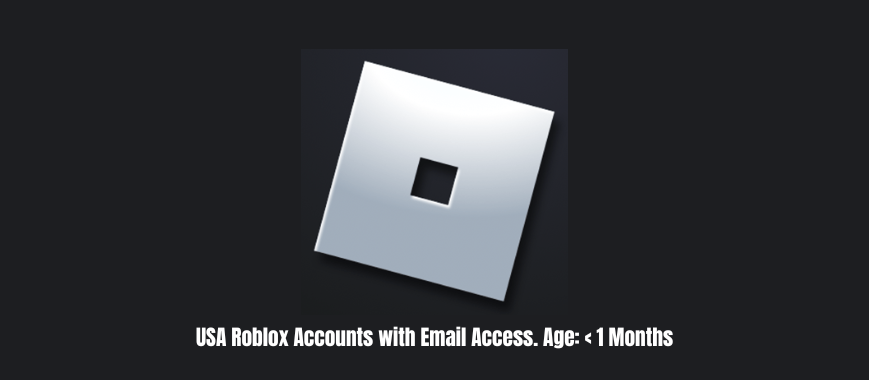 USA Roblox Accounts with Email Access. Age < 1 Month