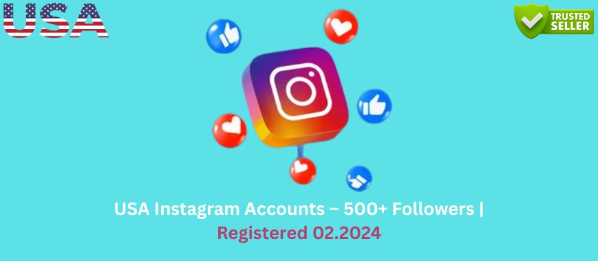 USA Instagram Accounts – 500+ Followers | Registered 02.2024 Slide 1
