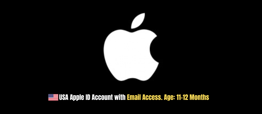 USA Apple ID Account with Email Access. Age: 11-12 Months