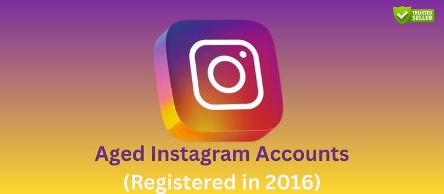 Aged Instagram Accounts (Registered in 2016) Slide 1