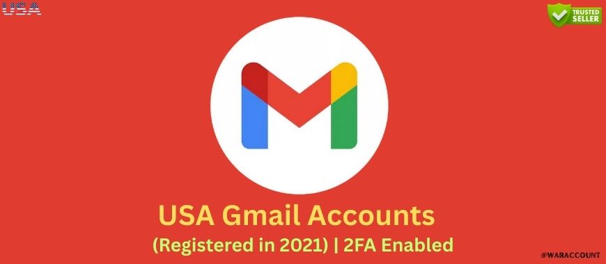 USA Gmail Accounts (Registered in 2021) | 2FA Enabled Slide 1