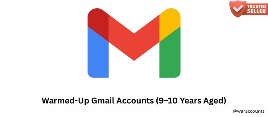 Warmed-Up Gmail Accounts (9–10 Years Aged)