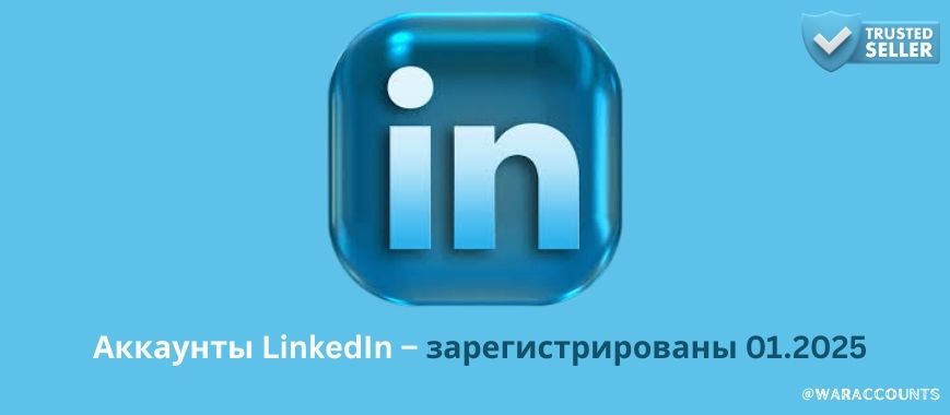 LinkedIn Accounts – Registered 01.2025 Slide 1