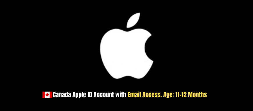 Canada Apple ID Account with Email Access. Age: 11-12 Months