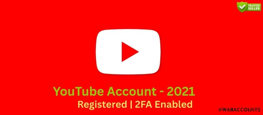 YouTube Account - 2021 Registered | 2FA Enabled Slide 1