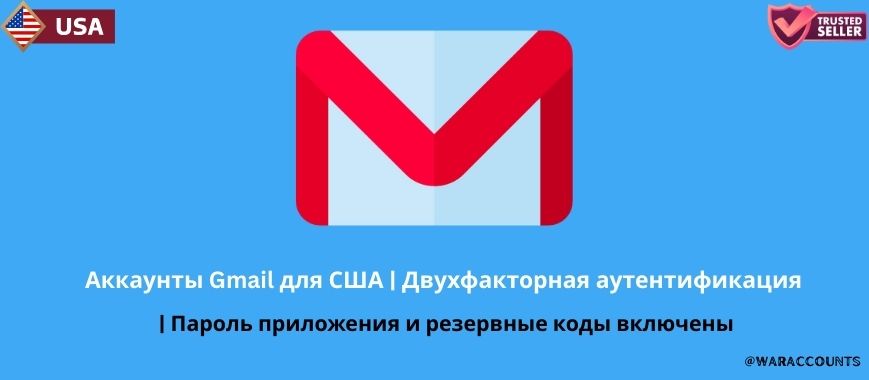 USA Gmail Accounts | 2FA Secured | App-Password & Backup Codes Included Slide 1