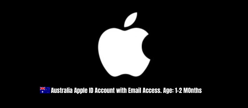 Australia Apple ID Account with Email Access. Age: 1-2 Months