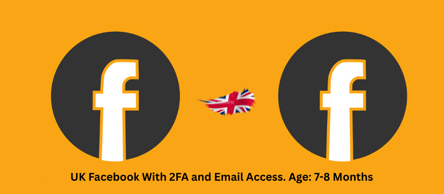 UK Facebook With 2FA and Email Access. Age: 7-8 Months Slide 1